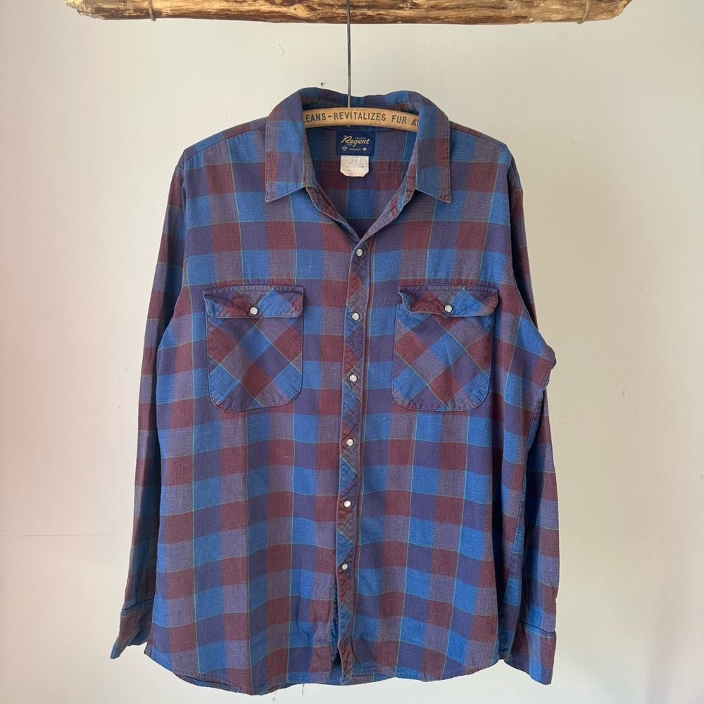 Vintage 90s regent pearl snap shirt